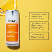 Thumbnail for Murad Vita-C Eyes Dark Circle Corrector – Gold-Stabilized Vitamin C, Algae, and Cucumber Eye Serum for Brightening, Reducing Puffiness, and Smoothing Fine Lines – 0.5 Fl Oz