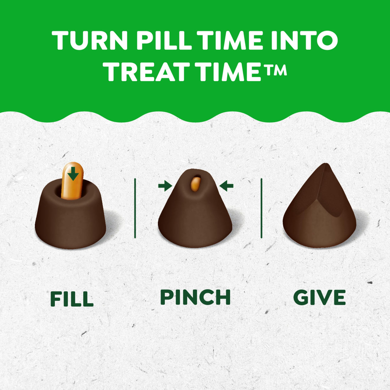 Greenies Pill Pockets for Dogs Large Size, Dog Treat Pouch for Capsule Medication, Hickory Smoke Flavor, 15.8 oz. Pouch