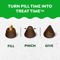 Thumbnail for Greenies Pill Pockets for Dogs Large Size, Dog Treat Pouch for Capsule Medication, Hickory Smoke Flavor, 15.8 oz. Pouch