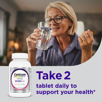 Thumbnail for Centrum Minis Silver Women's Multivitamin for Women 50 Plus, Multimineral Supplement with Vitamin D3, B Vitamins, Non-GMO Ingredients, Supports Memory and Cognition in Older Adults - 280 Ct