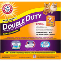 Thumbnail for Arm & Hammer Double Duty Clumping Litter, 20lb
