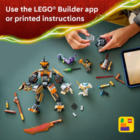 Thumbnail for LEGO NINJAGO Cole’s Mission Mech & Dragon Zane Building Toy for Boys, Girls & Kids, Ages 7+ - Poseable Mech W/Cole, Acid Monster, & Zane Minifigures for Pretend Play - Gift Idea for Birthdays - 71854