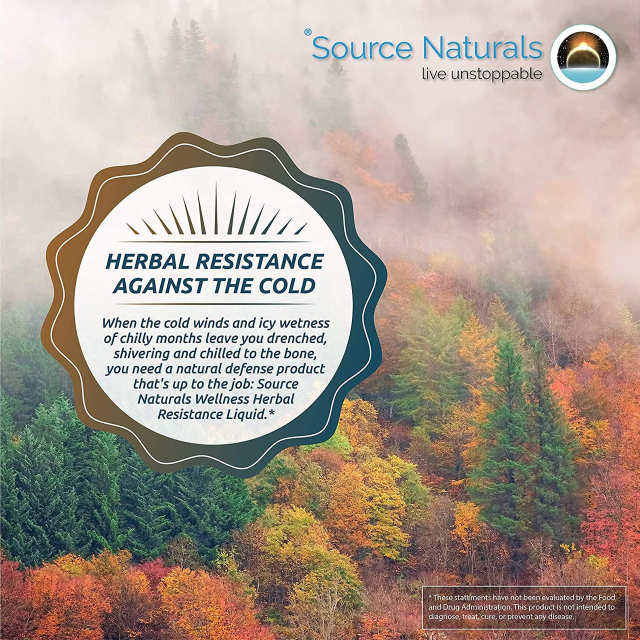 Source Naturals Wellness Herbal Resistance Liquid - with Echinacea, Coptis, and Yin Chiao, Immune Support* - 2 Fluid oz