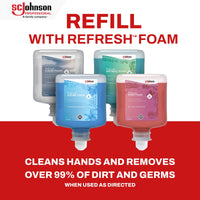 Thumbnail for DEB-AZU1L - Deb Refresh Azure FOAM Wash 1000ml Refill, 6/CS