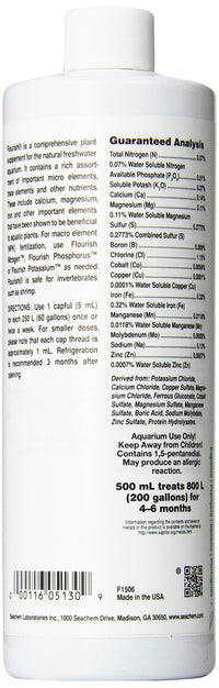 Thumbnail for Seachem Flourish Freshwater Plant Supplement (500 ml) and Seachem Flourish Advance Growth Supplement (500 ml)