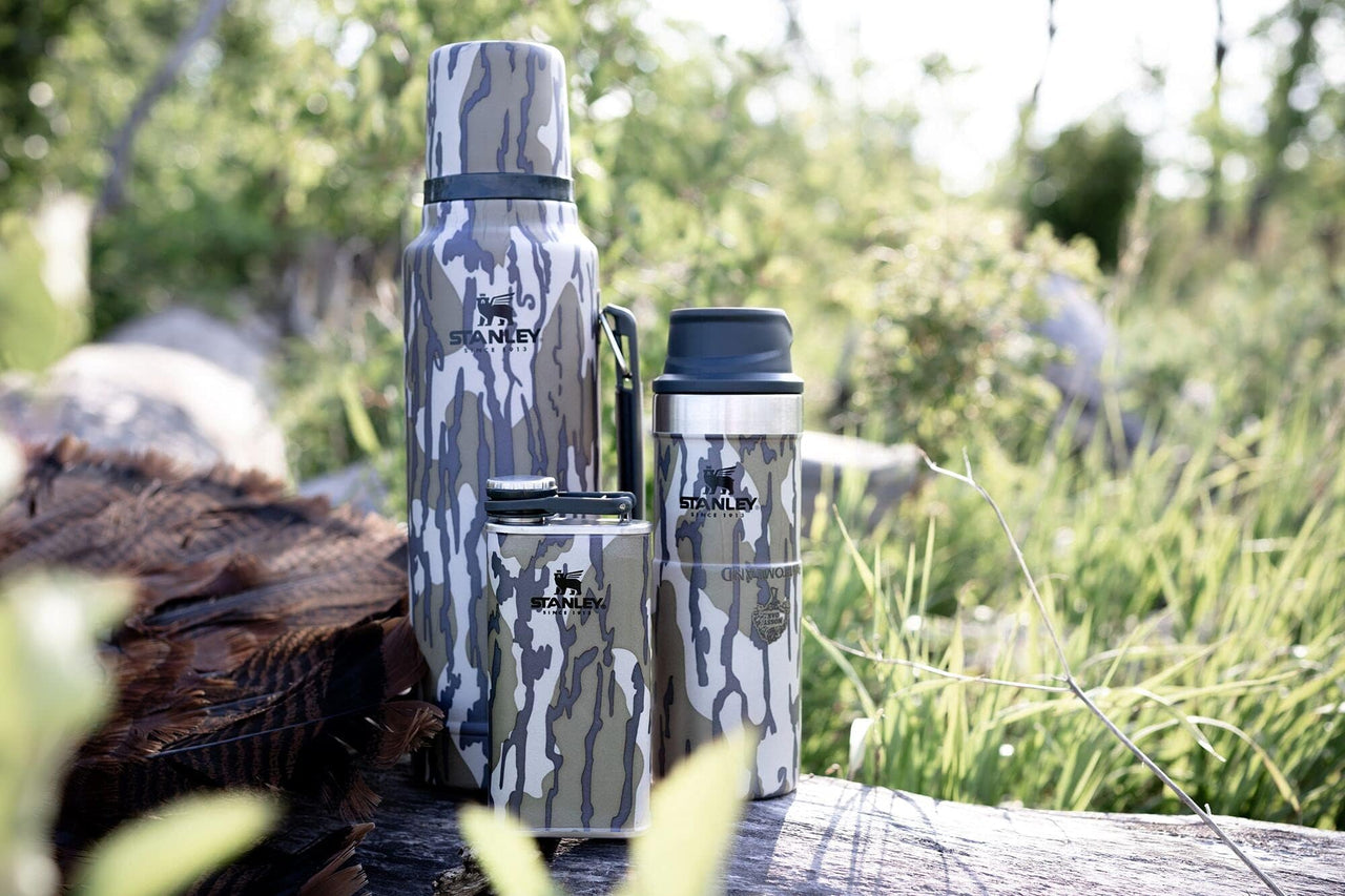 Stanley Classic Legendary Vacuum Bottle 1.5 qt | Wide Mouth with Leakproof Cup Lid | Keep Drinks Hot or Cold | Packable for Travel | Insulated Stainless Steel Thermos | BPA-Free | Bottomland