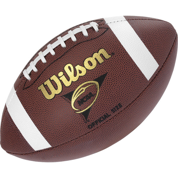 Wilson NCAA Composite Football - Official Size, Brown, 1