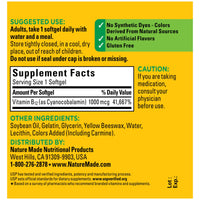 Thumbnail for Nature Made Vitamin B12 1000 mcg, Dietary Supplement for Energy Metabolism Support, 150 Softgels, 150 Day Supply