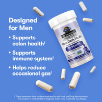 Thumbnail for Garden of Life Probiotics for Men Dr Formulated 50 Billion CFU 15 Probiotics for Digestive Health + Organic Prebiotic Fiber for Colon & Immune Support, Daily Gas Relief, Shelf Stable, 30 Capsules