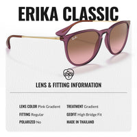 Thumbnail for Ray-Ban RB4171 Erika Classic Phantos Shape Sunglasses for Men and Women- Timeless Classic Sun Glasses with Modern Elegance - Premium UV Protection - Designer Men's and Women's Sunglasses