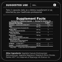 Thumbnail for Toniiq Ultra High Strength 1500mg NAD+ Supplement - Clinically Studied Ingredients with Patented RiaGev-WS™, Resveratrol, and Niacin - 60 Capsules