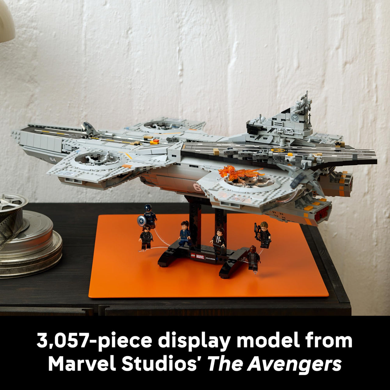 LEGO Marvel S.H.I.E.L.D. Helicarrier - Collectible Building Set for Adults, Ages 18+ - Marvel Bedroom or Home Office Decor - Includes 6 Minifigures - Gift for Men & Women - 76354