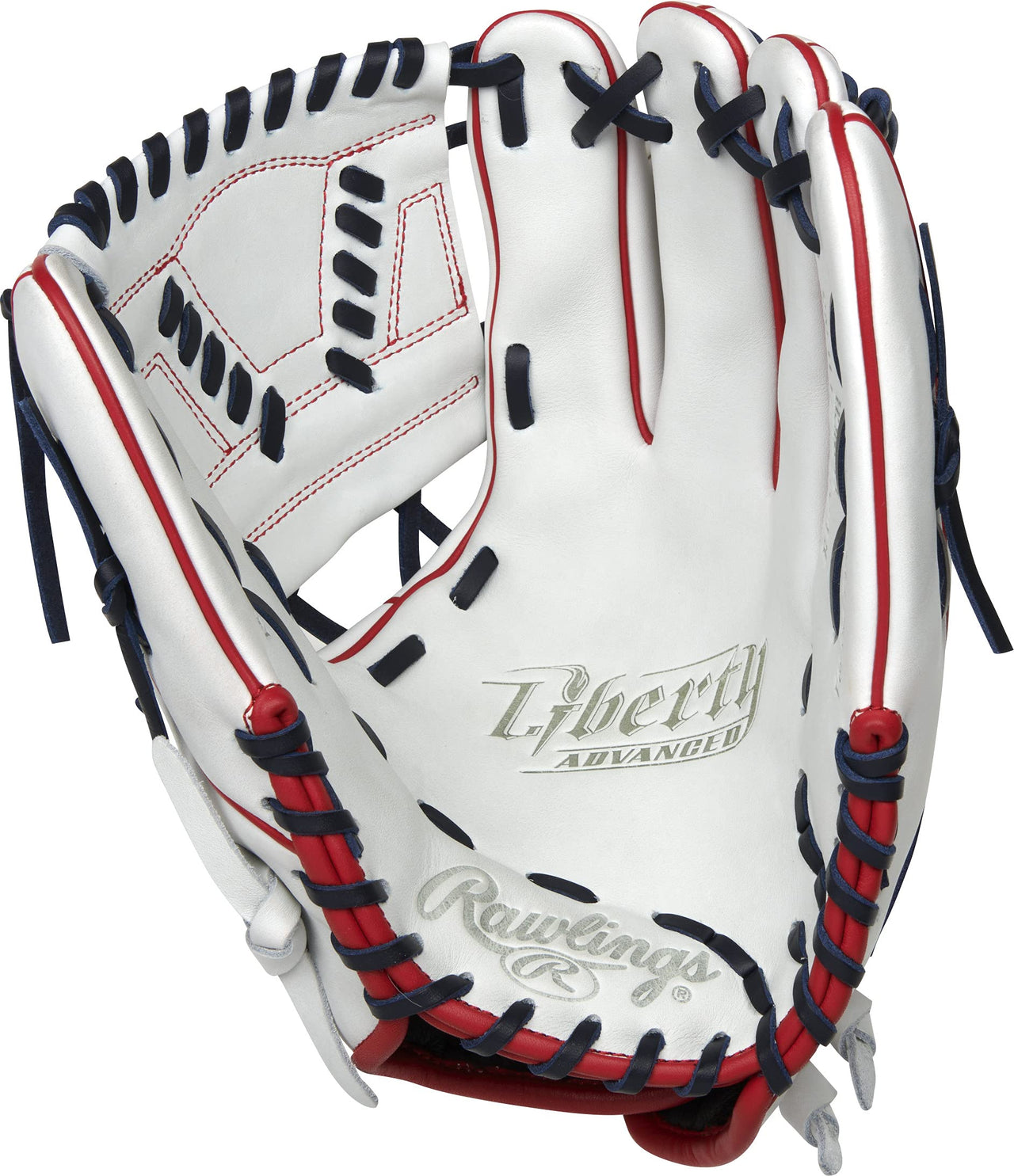 Rawlings | LIBERTY ADVANCED Fastpitch Softball Glove | 12" | 1 Piece Solid Web | Left Hand Throw