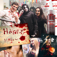 Thumbnail for Festicy Authentic Fake Blood 0.88 fl oz I Realistic Halloween Make up I For Vampire Costumes I Washable Fake Blood for Halloween & Carnival I Ideal for Zombie & Vampire Makeup Kit