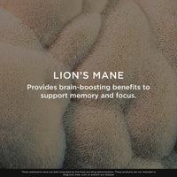 Thumbnail for The Genius Brand Genius Lion's Mane - Plant-Based Supplement for Memory, Focus & Mood Support - Organic & Non-GMO - 120 Veggie Capsules