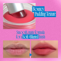Thumbnail for fwee Lip&Cheek Blurry Pudding Pot | Cherry | Makeup Blush, Buildable Lightweight, Multi-Use Soft Matte Finish | 5g