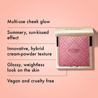 Thumbnail for ICONIC LONDON Kissed by the Sun | Multi-Use Blush, Bronzer, & Highlighter, For All Skin Types, Cruelty-Free, Vegan Makeup, (Play Time) 0.17 oz