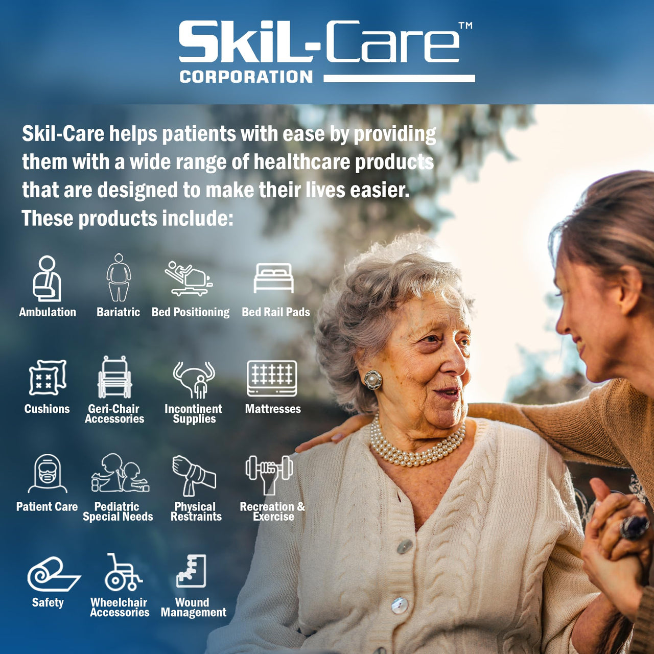 Skil-Care Economy Foam Limb Holder with Single Strap, Universal Size, Soft Foam Cuff with Hook and Loop Closure, Non-Slip Buckle, Wrist or Ankle Restraint, White, 306044