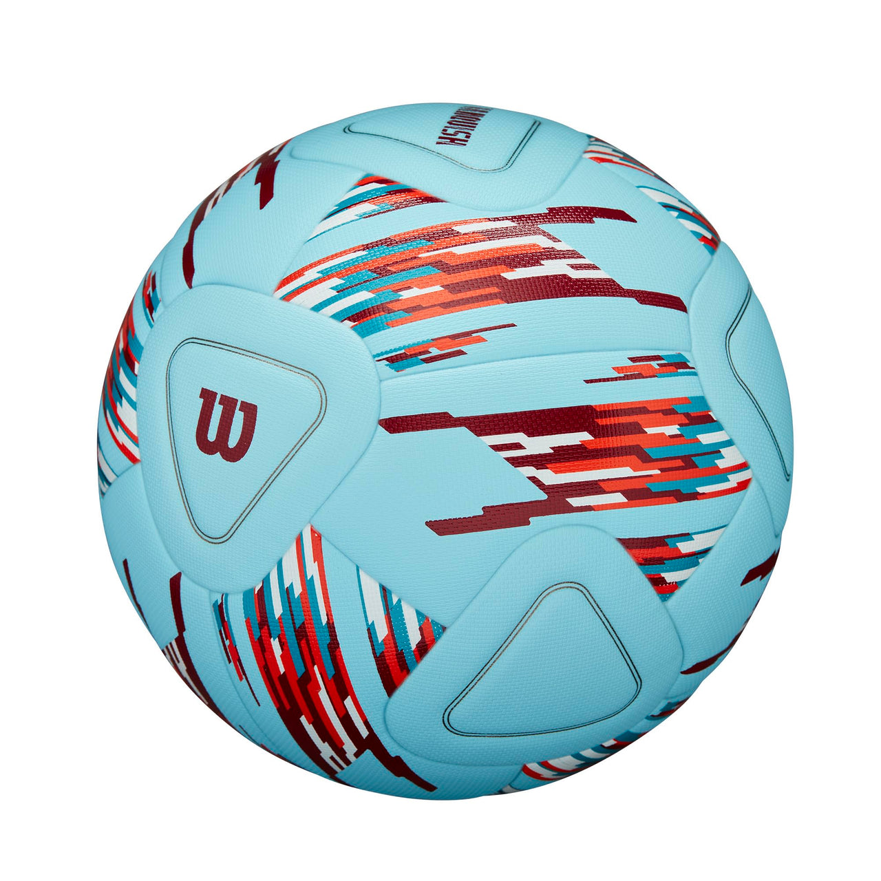 WILSON NCAA Vanquish Soccer Ball - Size 4, Blue/Red/White