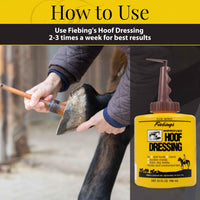 Thumbnail for Fiebing's Hoof Oil for Horses with Mineral Oil (32 oz) - Hoof Dressing with Applicator Brush to Condition Dry, Split Hooves & Corns - Prevents Cracks, Splits & Contracted Feet with Semi Gloss Finish
