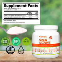 Thumbnail for NutriBiotic - Sodium Ascorbate Buffered Vitamin C Powder, 2.2 Lb | Vegan, Non-Acidic & Easier on Digestion Than Ascorbic Acid | Essential Immune Support & Antioxidant Supplement | Gluten & GMO Free