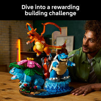 Thumbnail for LEGO Pokémon Venusaur, Charizard and Blastoise - Building Set for Adults, Ages 18+ - Collectible Pokémon Figures - Gift Idea for Men & Women - 72153