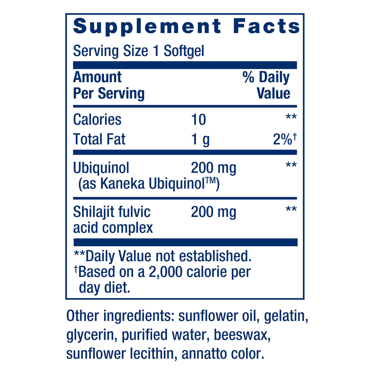Life Extension Super Ubiquinol CoQ10 with Enhanced Mitochondrial Support – 200 mg, Shilajit – Promotes Heart Health, Cell Energy, Oxidative Stress – Gluten-Free, Non-GMO – 30 Softgels