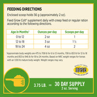 Thumbnail for Farnam Grow Colt Supplement for Growth & Development, Supports Normal, consistent Growth in First Years of foal's Life, 3.75 lbs., 30 Day Supply