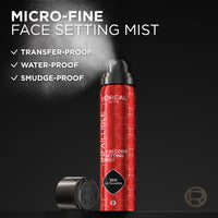 Thumbnail for L'Oreal Paris Infallible 3-Second Setting Spray Mist, Microfine Mist for up to 36HR Wear, Clear, 1.76 oz (Pack of 2)
