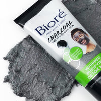 Thumbnail for Bioré Charcoal Whipped Purifying Detox Mask, with Natural Charcoal, Deep Pore Cleansing, 4 Ounce, Dermatologist Tested, Non-Comedogenic, Oil Free