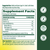 Thumbnail for MegaFood Relax + Calm Magnesium Complex with Magnesium Citrate & Malate for Heart Health, Muscle Tension & More – Doctor Formulated - Vegetarian – Grape Flavor - 30 Soft Chews (15 Servings)