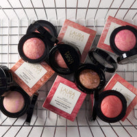 Thumbnail for LAURA GELLER NEW YORK Baked Blush-n-Brighten Marbleized Blush - Apricot Berry - Creamy Lightweight - Satin Finish
