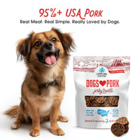 Thumbnail for Farmland Traditions New Filler Free Dogs Love Pork Premium Jerky Treats for Dogs (13.5 oz.)