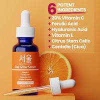 Thumbnail for SeoulCeuticals Korean Skin Care 20% Vitamin C Hyaluronic Acid Serum + CE Ferulic Acid - Potent Anti Aging, Anti Wrinkle Korean Beauty 1oz
