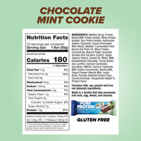 Thumbnail for Pure Protein Chocolate Mint Cookie Protein Bars – 20g Protein, 3g Sugar, 190 Calories (12 count) Low Sugar* High Protein Snack - Gluten Free - Perfect for a Healthy Snack