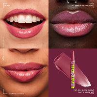 Thumbnail for NYX PROFESSIONAL MAKEUP Fat Oil Slick Click, Lightweight, Buildable, Pigmented Vegan Lip Balm - Thats Major