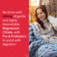 Thumbnail for Garden of Life Magnesium Citrate Supplement Gummies with Prebiotics & Probiotics for Stress, Sleep & Recovery - Vegan, Gluten Free, Kosher, Non-GMO, No Added Sugars, Raspberry Flavor, 60 Count