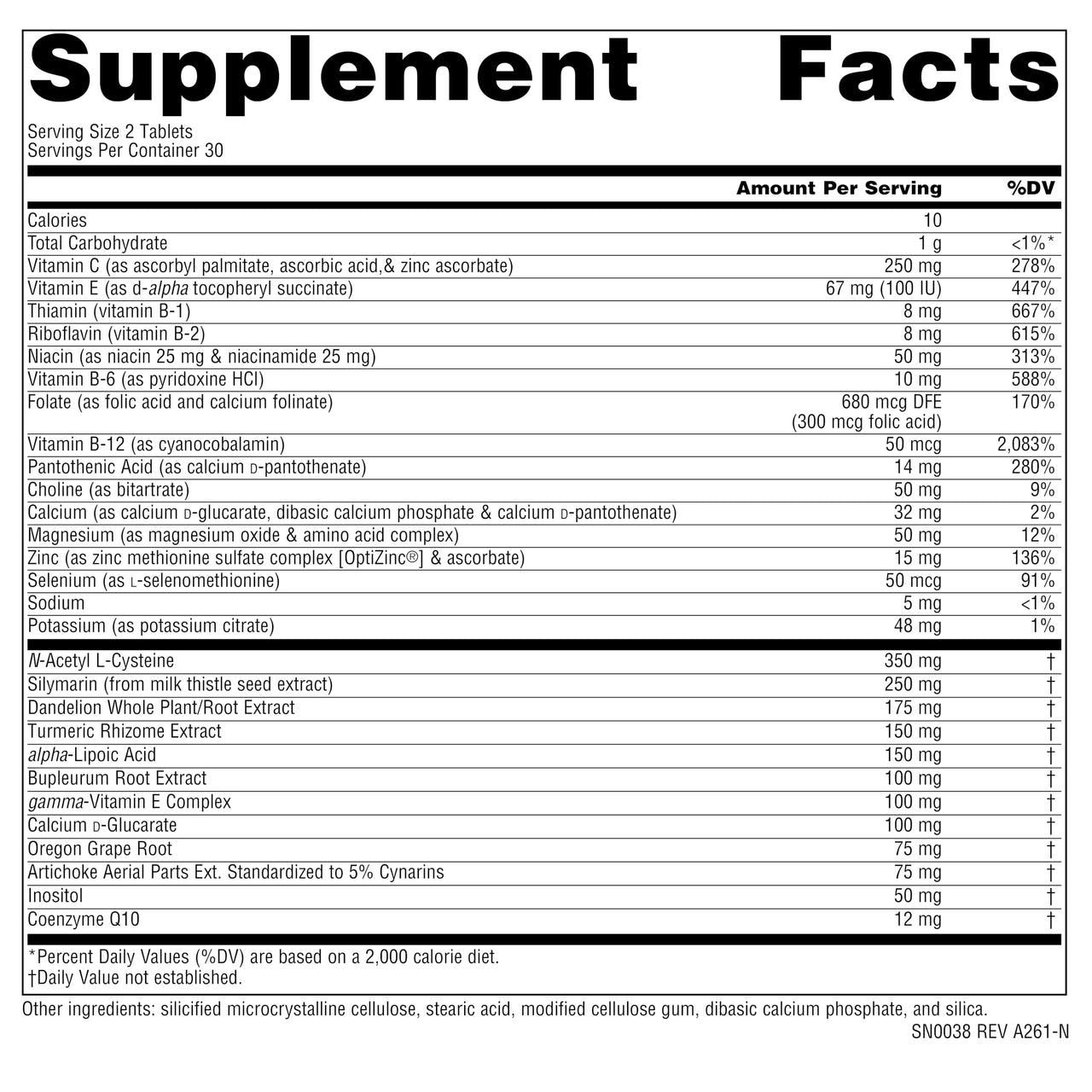 Source Naturals Liver Guard - Silymarin, CoQ10, N-Acetyl Cysteine Complex - 60 Tablets