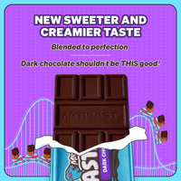 Thumbnail for MrBeast Feastables Original Dark Chocolate Bar, King Size, 10 Count, Rich Dark Chocolate Candy, Fairtrade Cocoa, 2.1oz Each