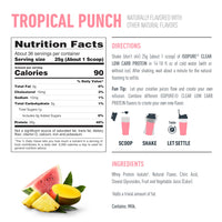 Thumbnail for Isopure Clear Whey Isolate Protein Powder, Lactose Free, Gluten Free, Naturally Flavored, Tropical Punch, 20g Protein Per Serving, 1.9 Lbs, 36 Servings (Packaging May Vary)