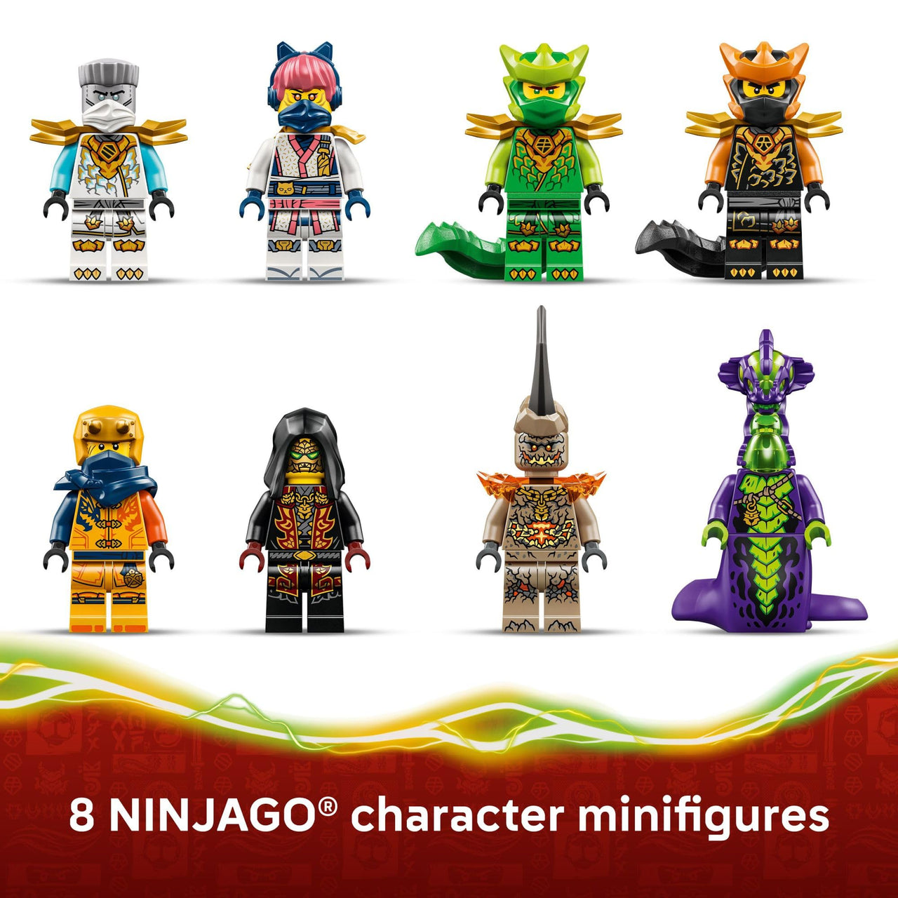 LEGO NINJAGO The Dragon of Life Building Toy for Boys & Girls - Poseable Dragon Toy Figure & Playset for Kids, Ages 9+ - W/Mini Mech & 8 Minifigures for Pretend Play - Gift Idea for Birthdays - 71859