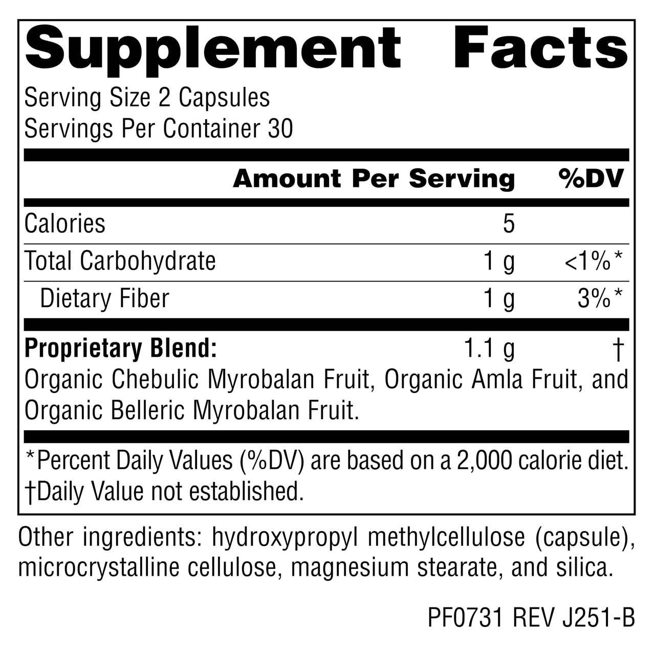 Planetary Herbals Triphala Gold 550mg, Cleanser for GI Tract Wellness, 60 Vegetarian Capsules