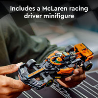 Thumbnail for LEGO Speed Champions 2023 McLaren Formula 1 Race Car Toy for Play and Display, Buildable McLaren Toy Set for Kids, F1 Toy Gift Idea for Boys and Girls Ages 9 and Up who Enjoy Independent Play, 76919