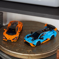 Thumbnail for LEGO Speed Champions Lamborghini Revuelto & Huracán STO Car Toys - Building Toy for Pretend Play for Boys & Girls, Ages 10+ - Model Car Kit Display - Gift Idea for Kids - 77238