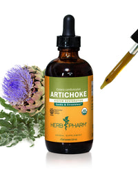 Thumbnail for Herb Pharm Certified Organic Artichoke Liquid Extract for Cardiovascular and Circulatory Support - 4 Ounce