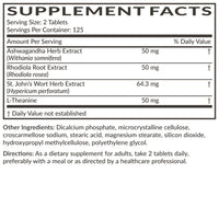 Thumbnail for Futurebiotics Chill Pill + Ashwagandha, Rhodiola, St. John’s Wort, & L-Theanine - Non-GMO, 250 Vegetarian Tablets