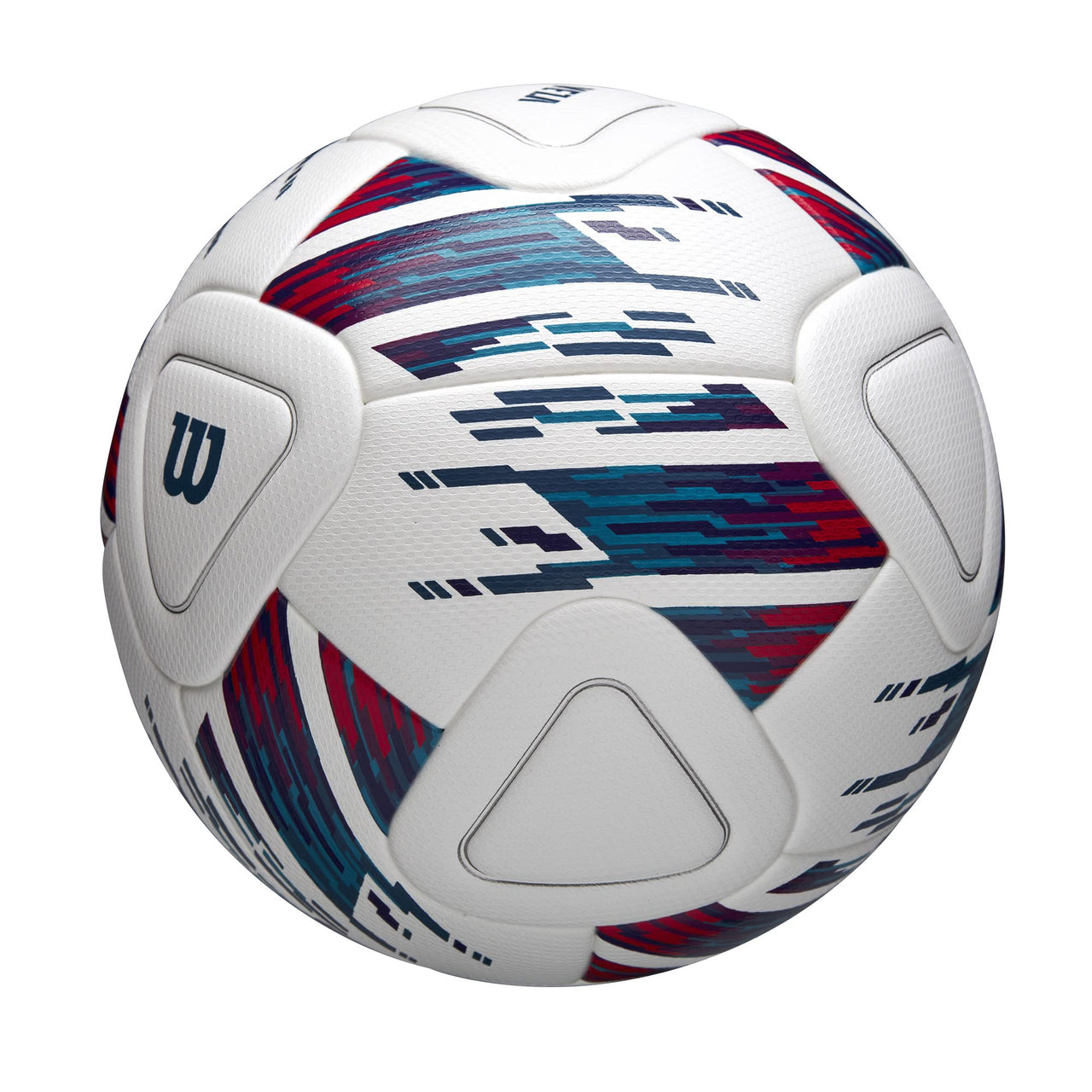 WILSON NCAA Veza Match Soccer Ball - Size 5, White/Blue/Purple