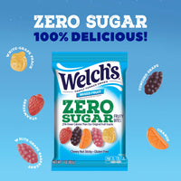 Thumbnail for Welch's Zero Sugar Fruity Bites, Mixed Fruit Snack Pack, Gluten Free & Sugar Free Snacks, 3oz Snack Pack (Pack of 1)