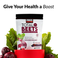 Thumbnail for Force Factor Total Beets Soft Chews with Beetroot, Nitrates, L-Citrulline, Grapeseed Extract, and Antioxidants, Healthy Energy Supplement with Elite Ingredients, Heart Health Superfood, 60 Chews