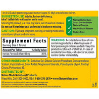 Thumbnail for Nature Made Iron 65 mg (from Ferrous Sulfate) Tablets for Red Blood Cell Formation (365 ct.).